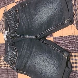 Denim shorts